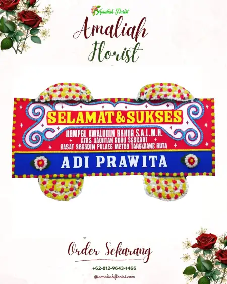 Papan Bunga Ucapan Selamat Sidoleren